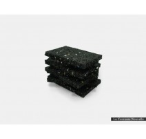 Granulé caoutchouc supérieur - 12 blocs de 9cm x 6cm